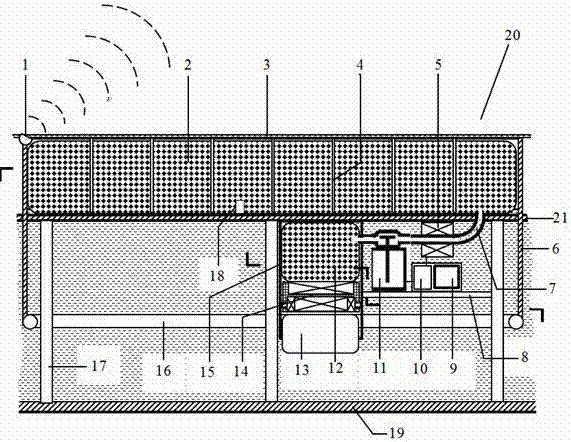 Aircraft takeoff-landing magnetorheological fluid boosting/damping runway of aircraft carrier