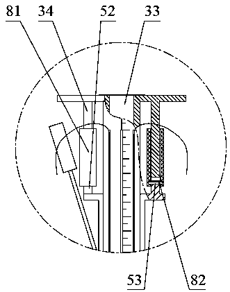 Endoscope puncture hole simple suturing device for surgery