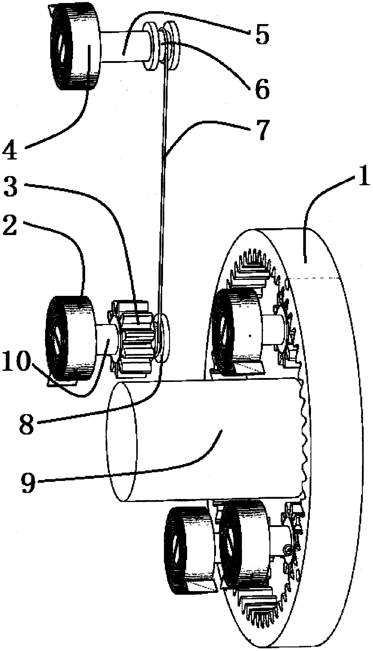 Elastic mechanism capable of expanding number of parallel clockwork springs