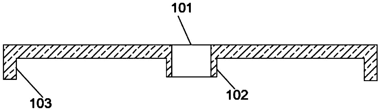 Automatic punching and bending device for filter element end covers