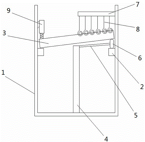 Drying and screening device used before soil improvement