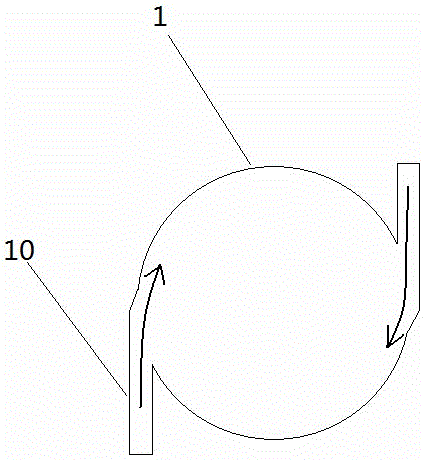 Drying and screening device used before soil improvement