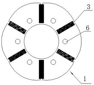 Rotor punching sheet group, rotor iron core, rotor and motor