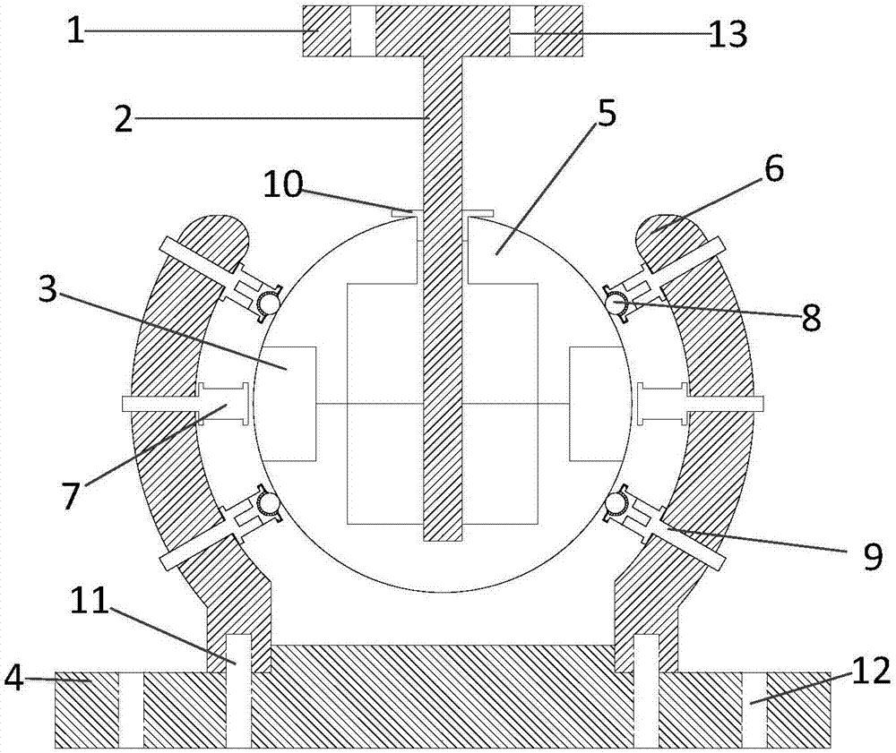 Three-degree-of-freedom permanent-magnet spherical motor