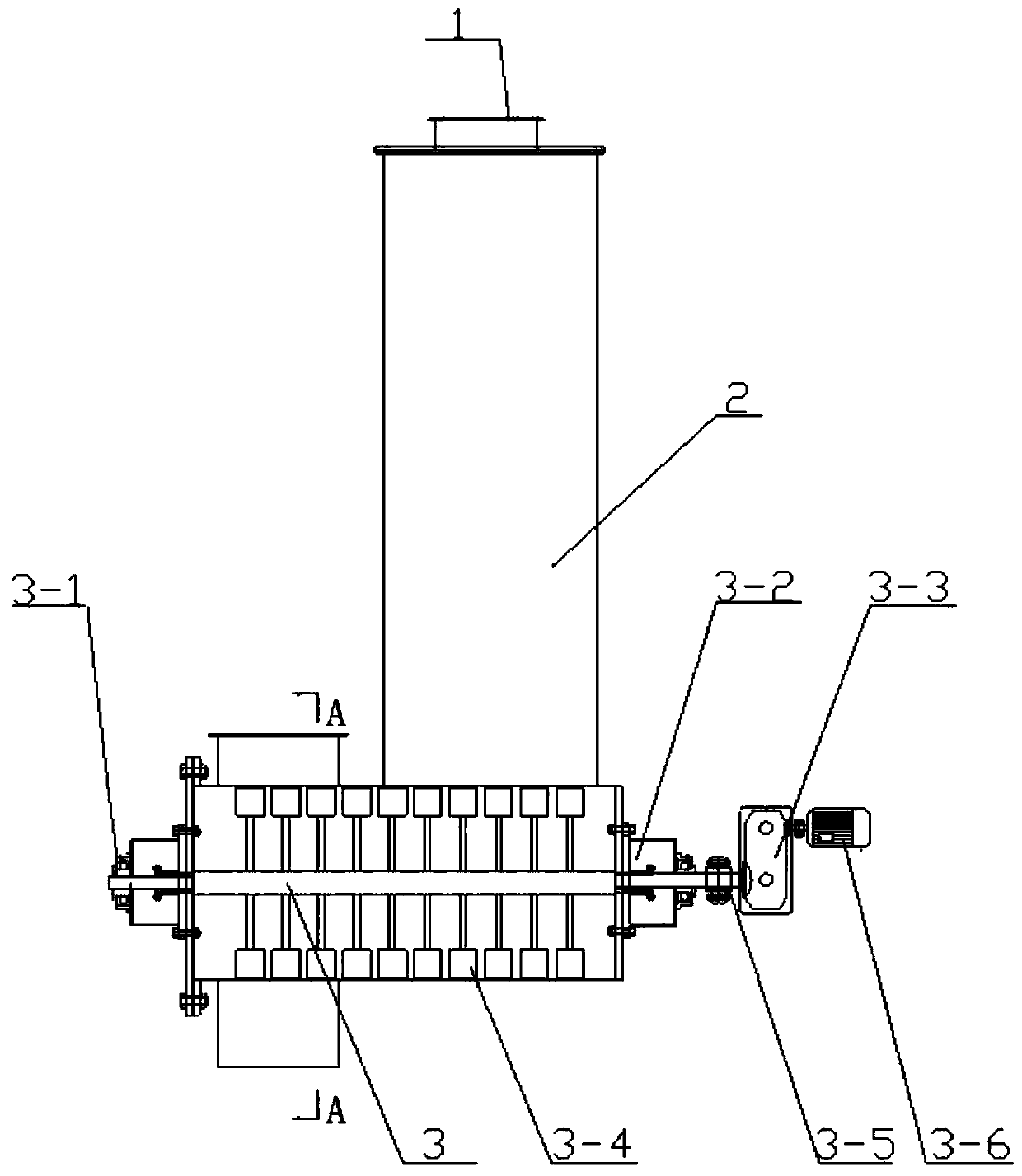 Horizontal air chamber flash evaporation dryer for sludge drying