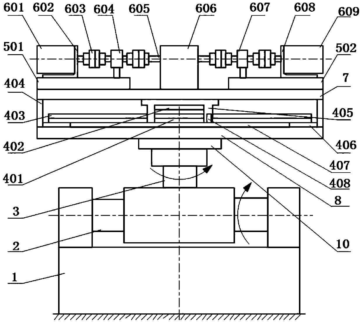 Experimental system and method capable of simulating gear transmission non-inertial system environment