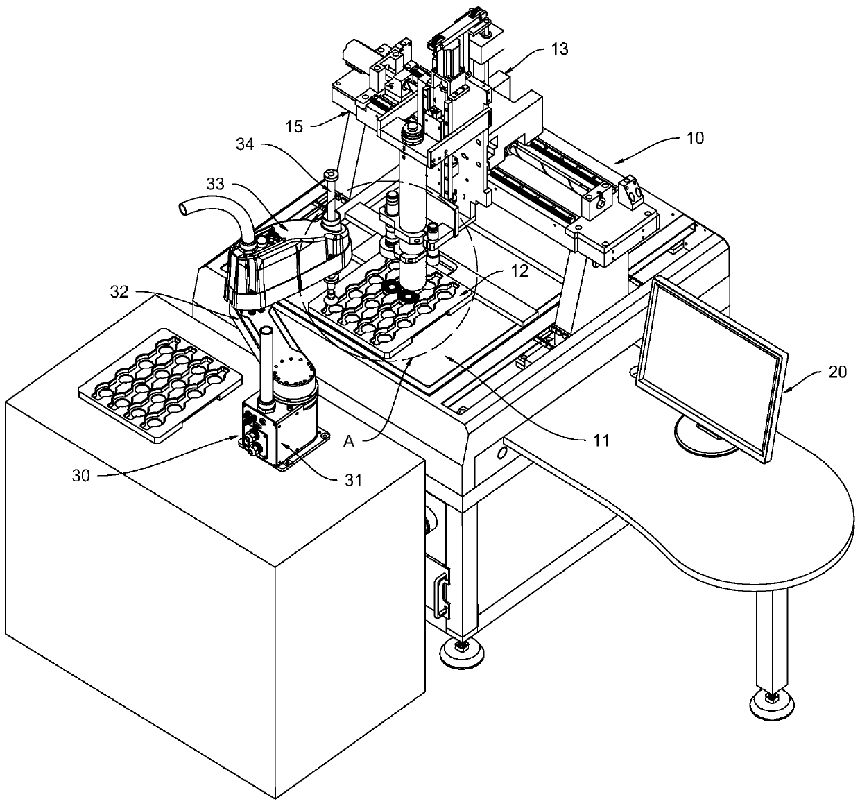 Spinning nozzle detection system and control method thereof