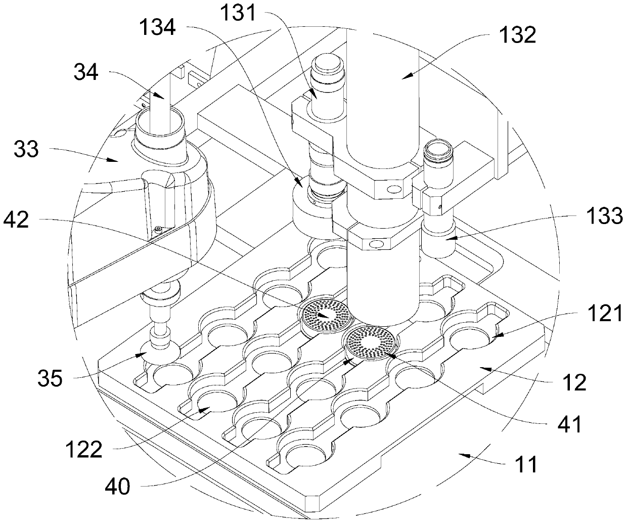 Spinning nozzle detection system and control method thereof