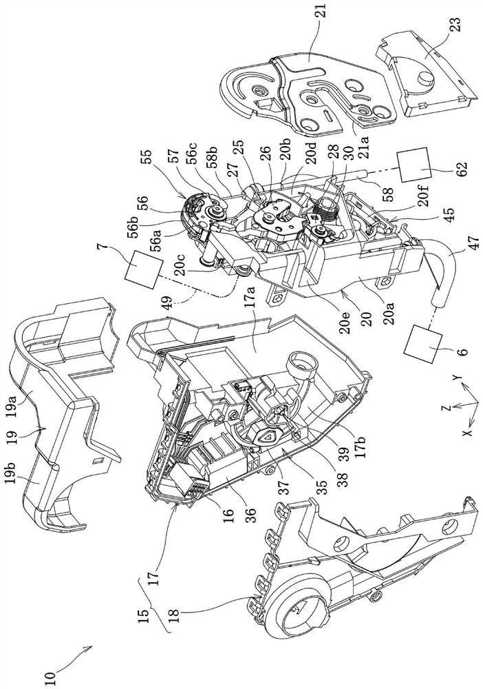 Door latch device