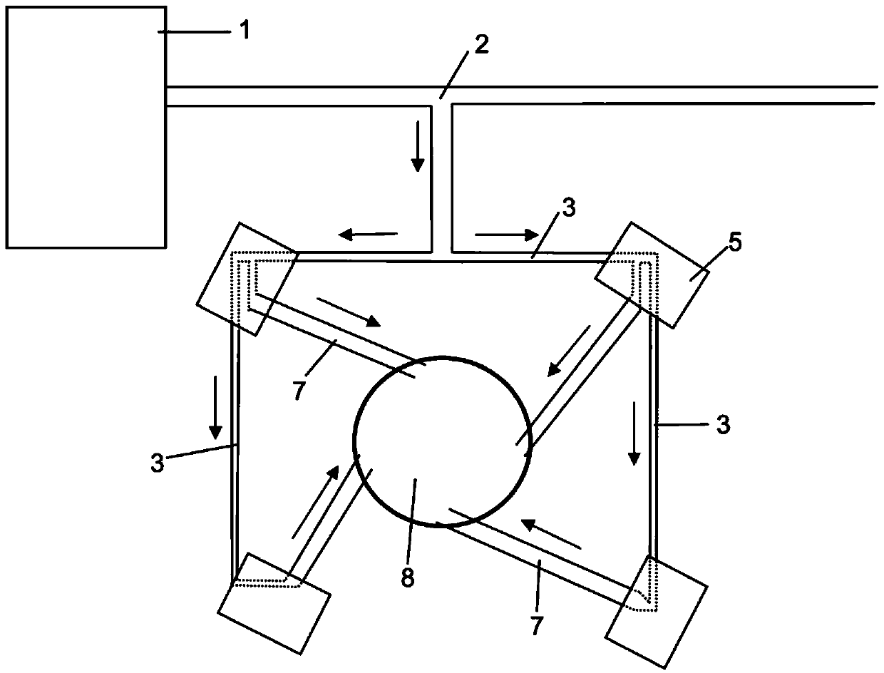 Inter-tidal zone fish deposition habitat and self-purification underground pipeline ecological breeding system