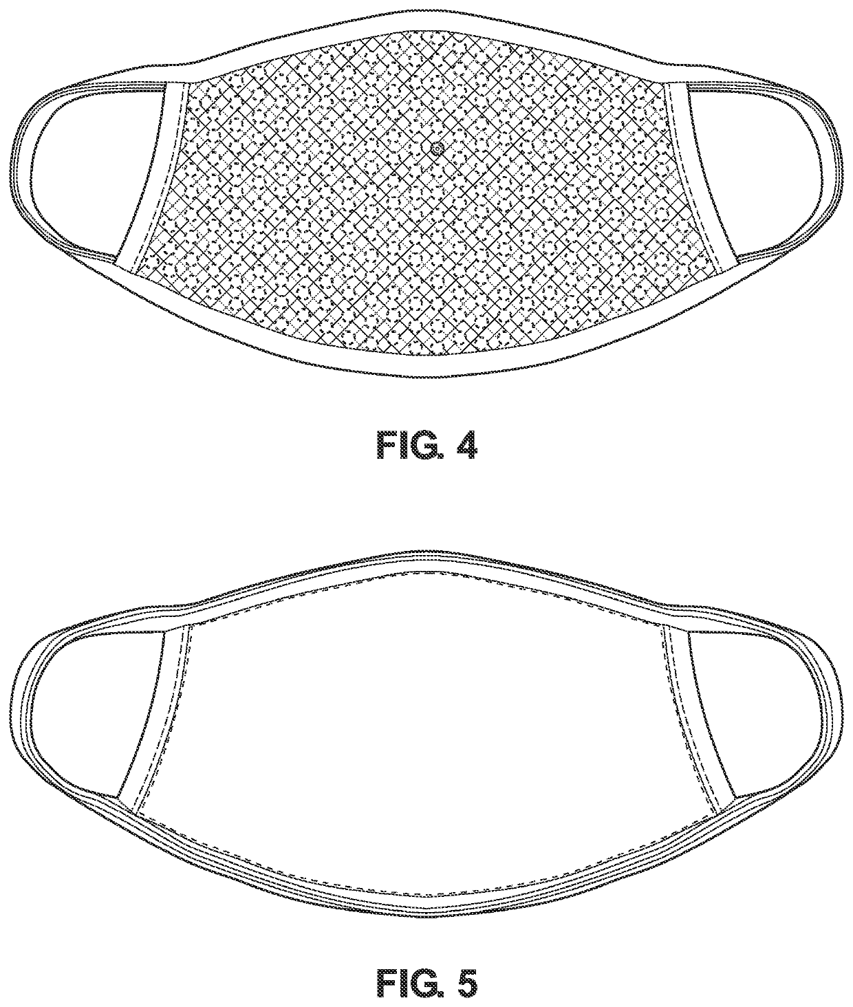 Face Mask with Applied Emitters