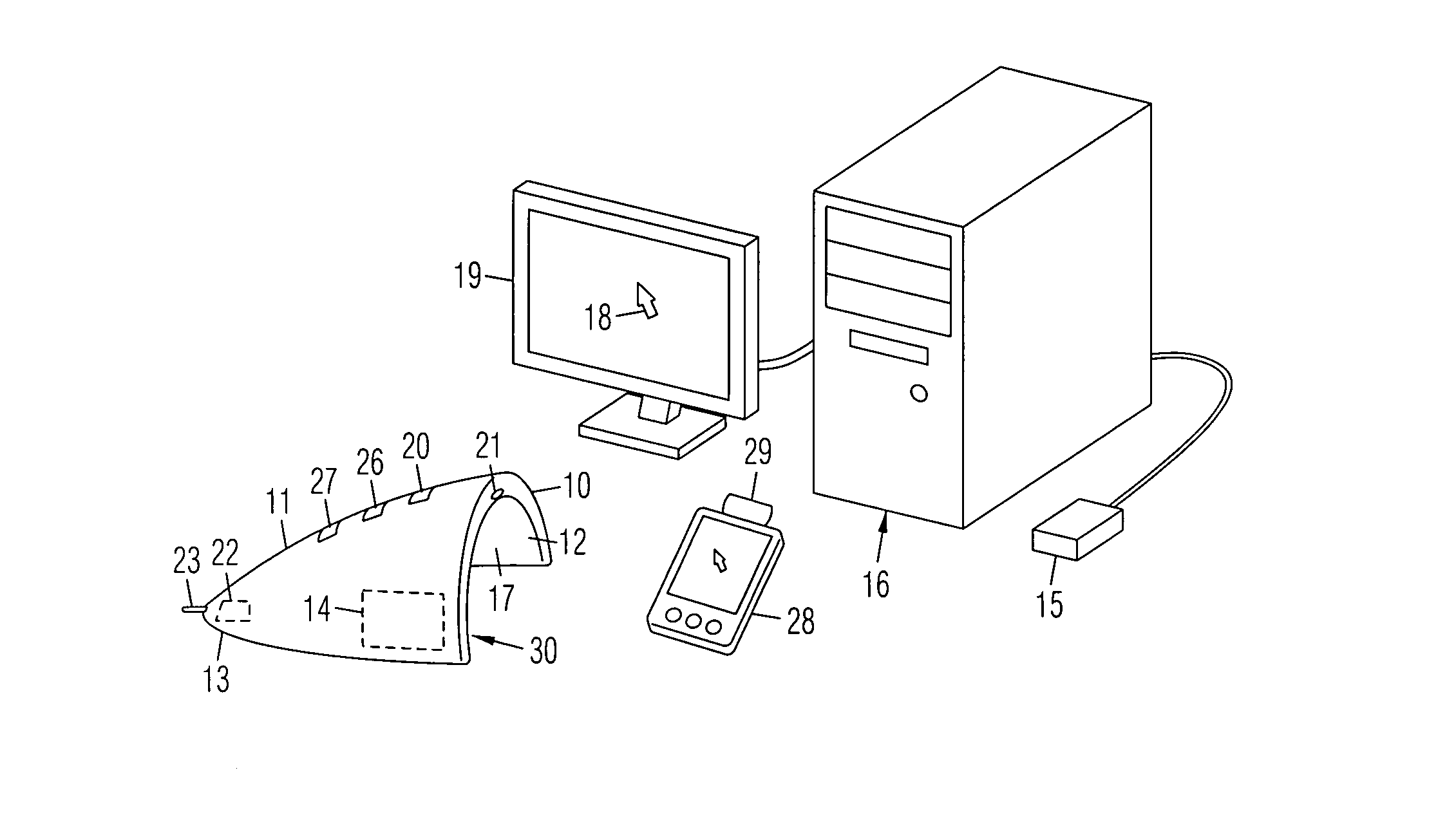 Mouth mounted input device