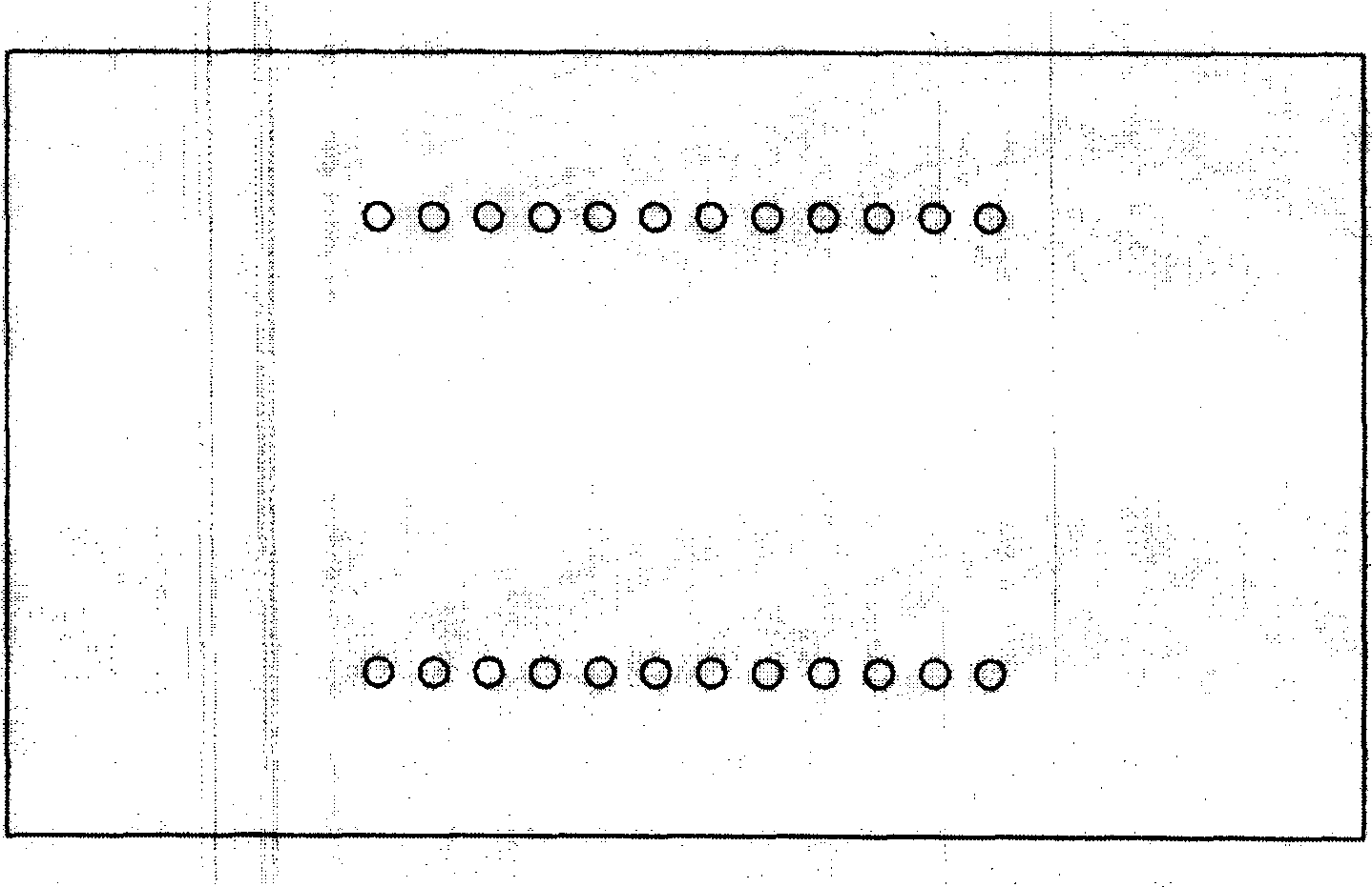 Wave-guide integrated on substrate-band-pass filter of coplanar wave-guide