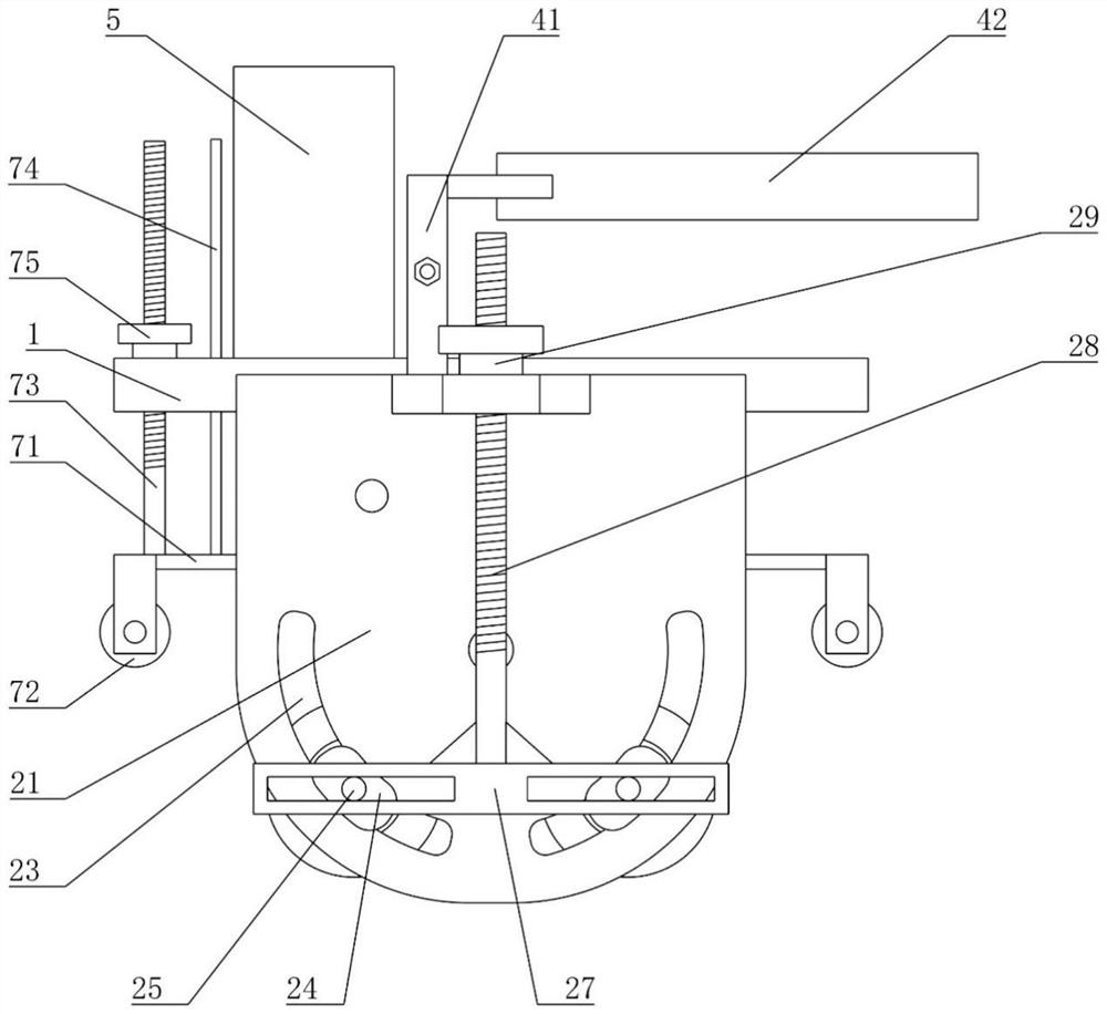 Deburring device for aluminum alloy formwork for building