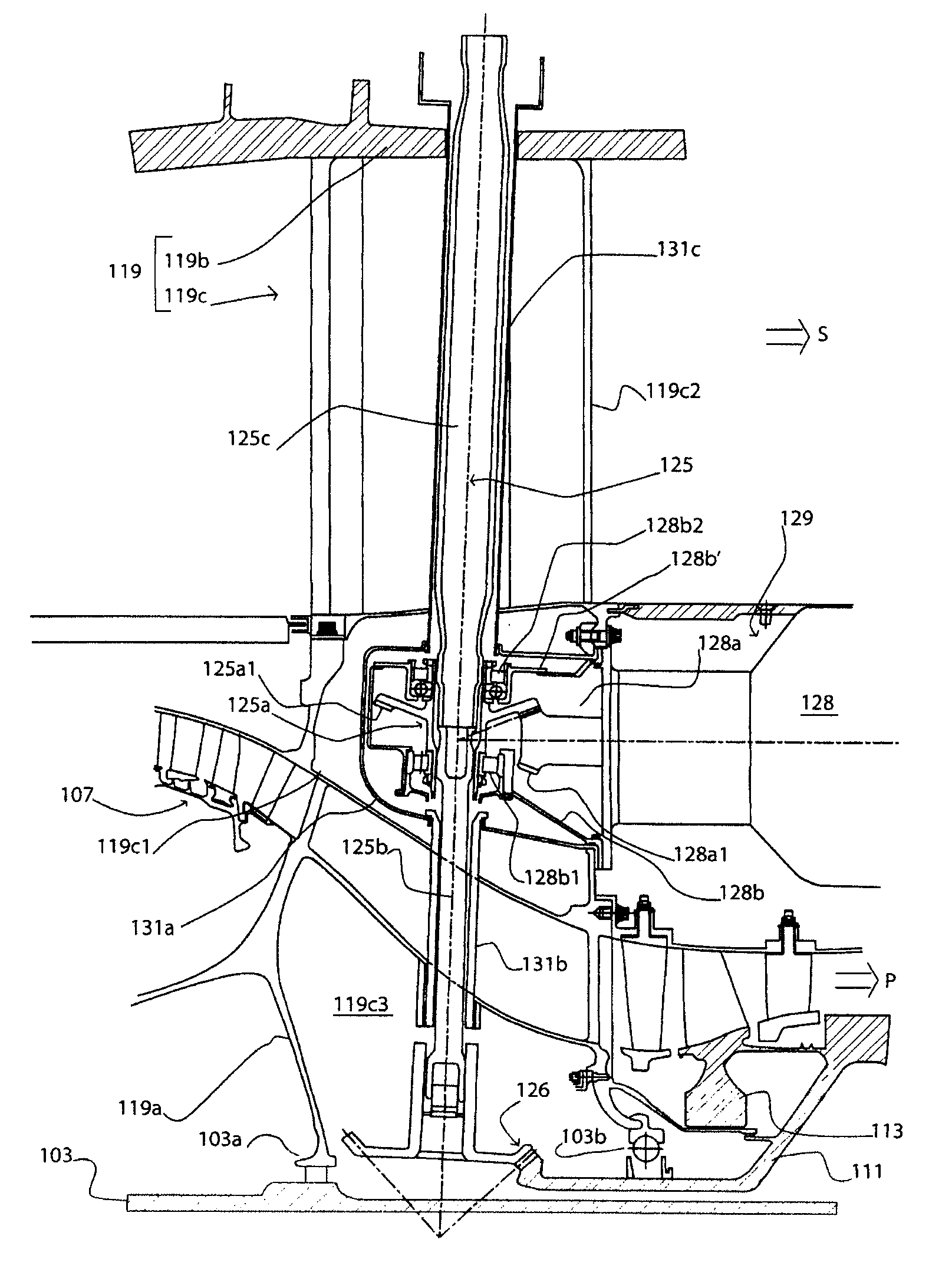 Turbojet engine accessory gear box driveshaft; modular additional accessory