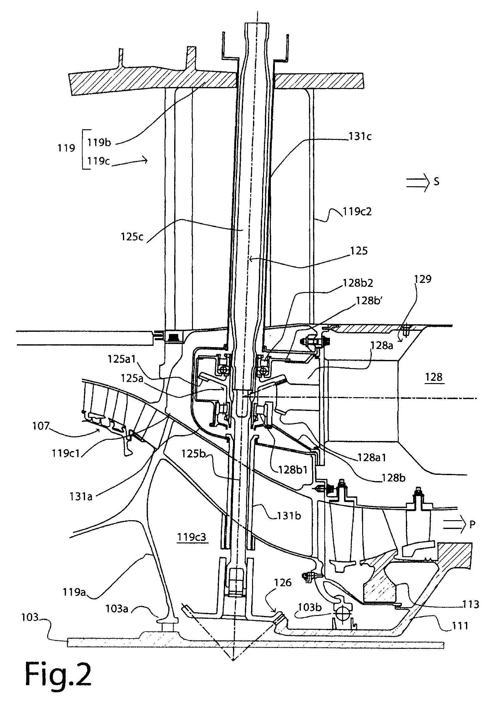 Turbojet engine accessory gear box driveshaft; modular additional accessory