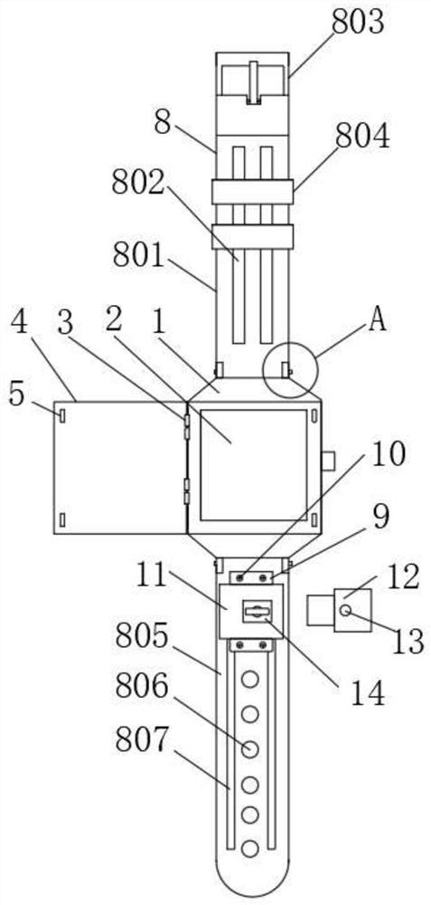 Anti-falling device for data communication