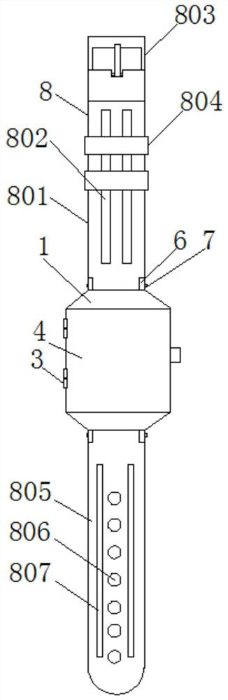 Anti-falling device for data communication