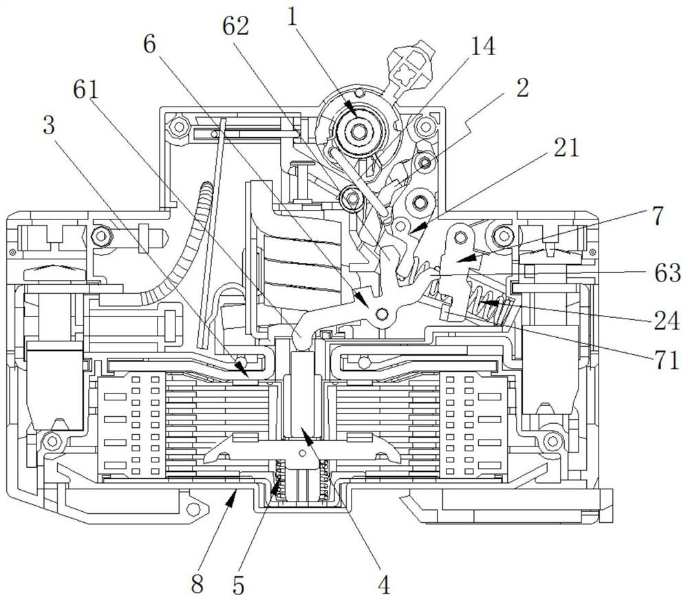 High-breaking miniature circuit breaker