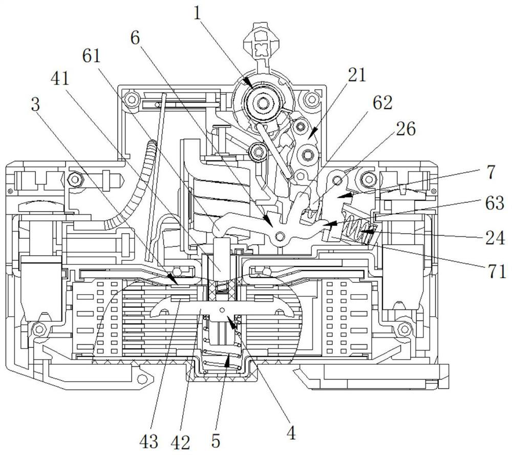 High-breaking miniature circuit breaker