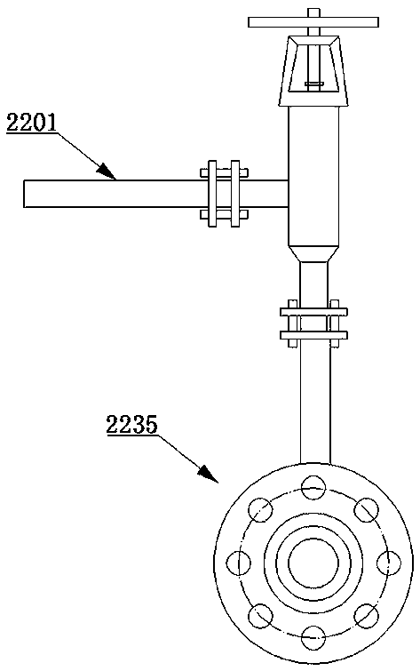 Onsite test device for testing concentration distribution of corrosion inhibitor, and method thereof