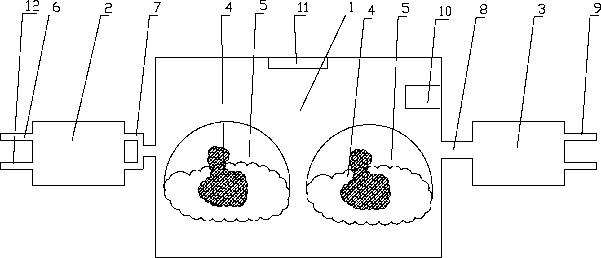 Method and device for measuring harmfulness of passive smoking