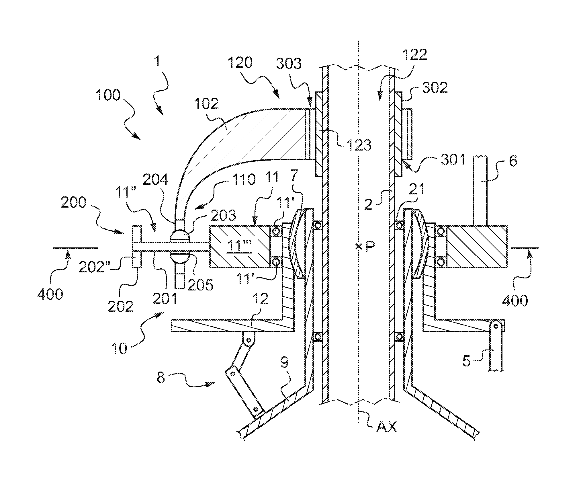 Set of cyclic swashplates for controlling the pitch of blades of a main rotor, and a rotor provided with such a set