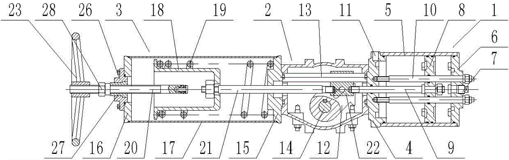 Pneumatic actuator structure for cable production