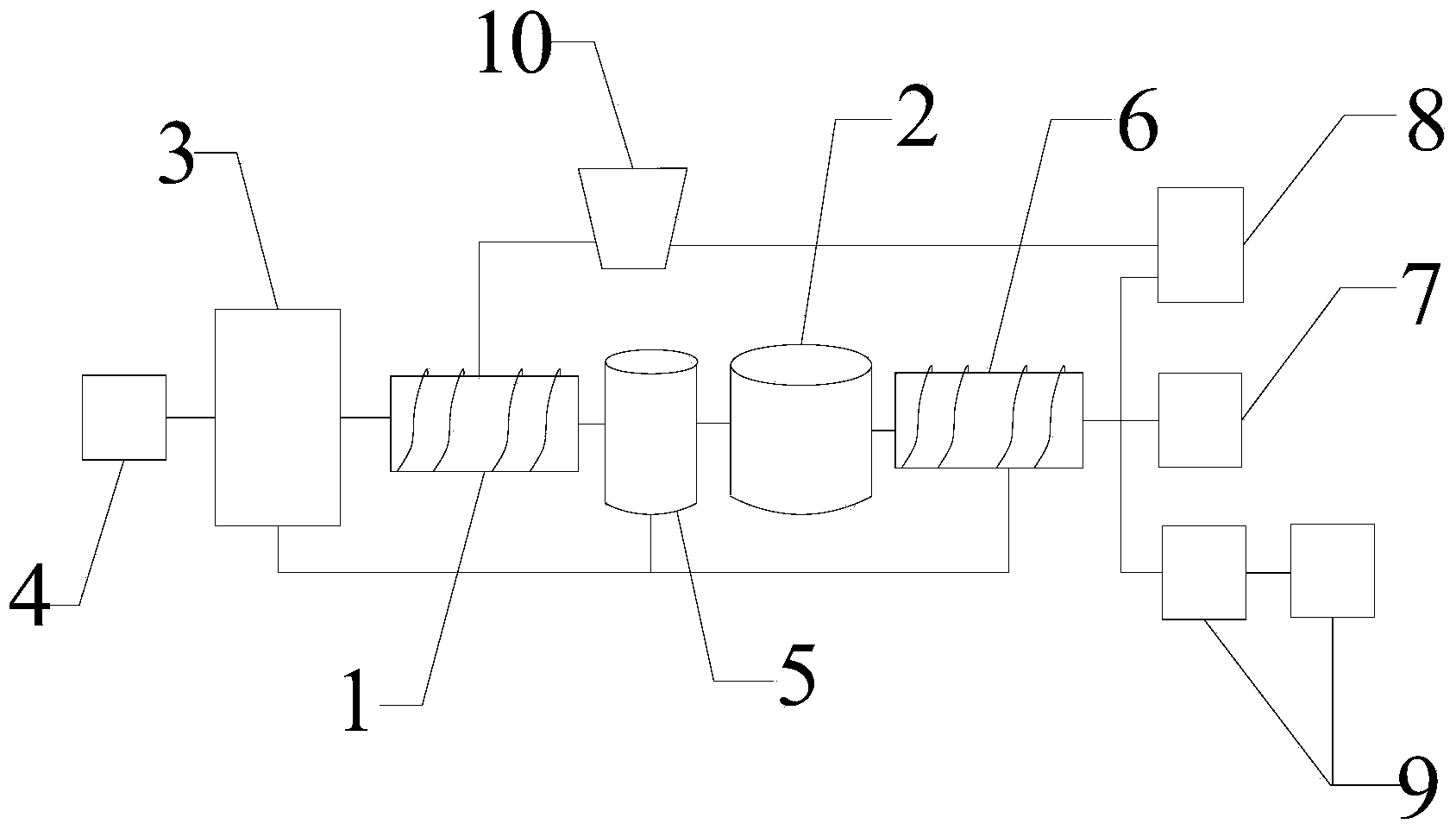 Kitchen waste hydrothermal treating method and device