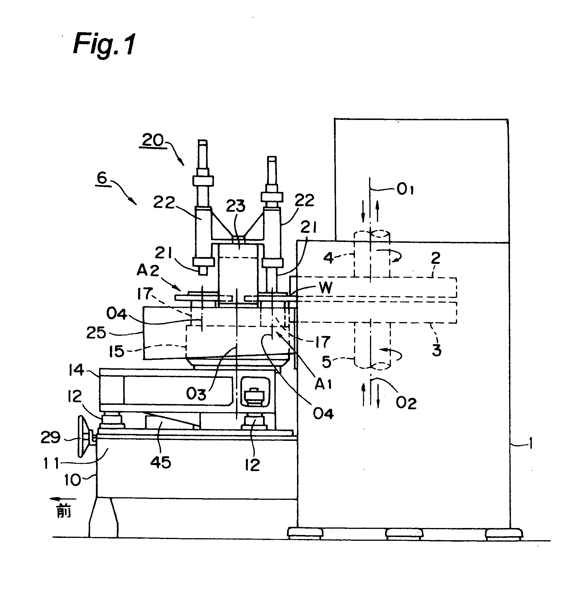 Vertical type of double disc surface grinding machine