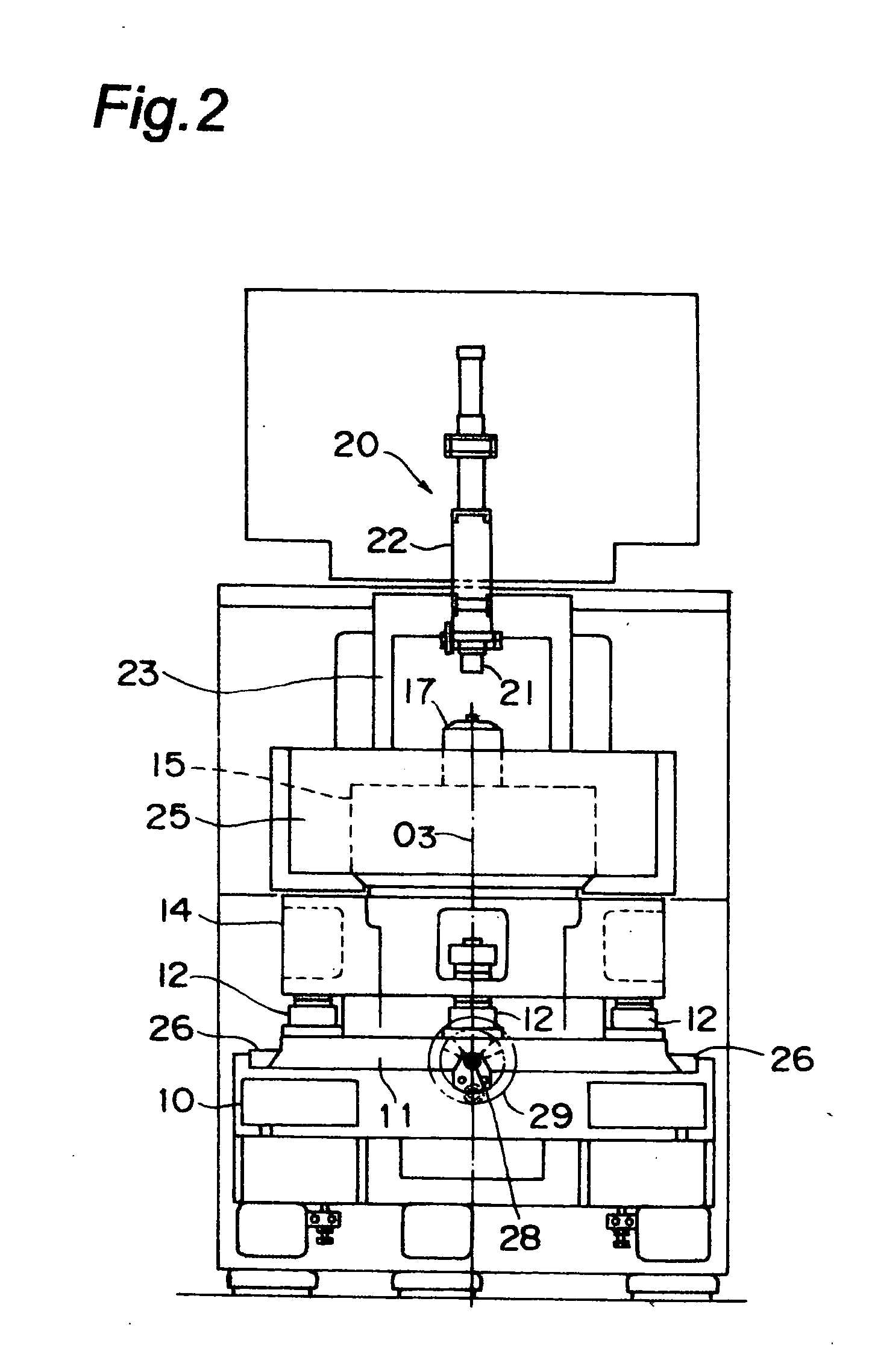 Vertical type of double disc surface grinding machine