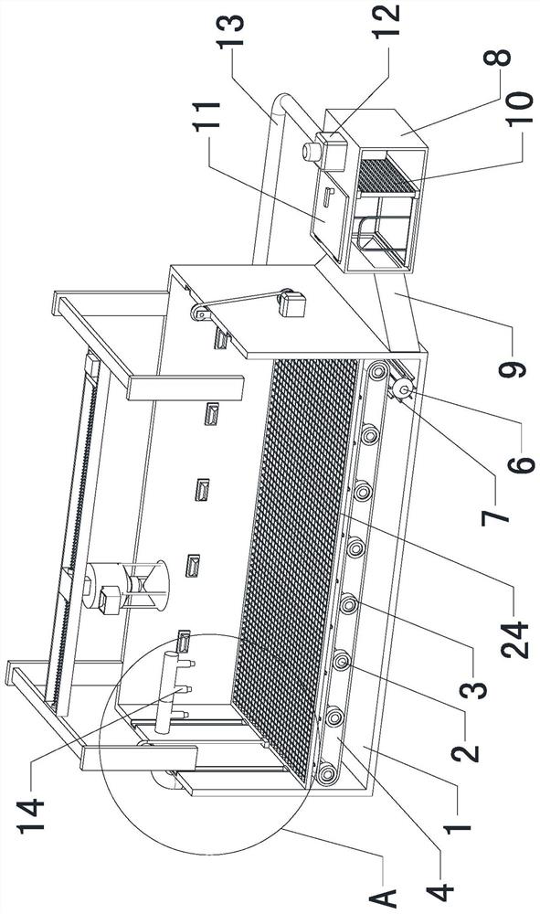 Low-cost feed feeding method and feeding pond for rana nigromaculata