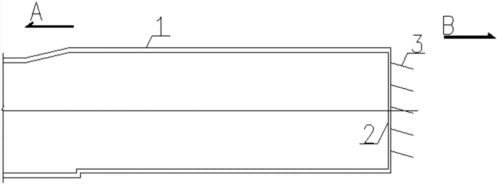 Water-bottom mine shield tunnel combination butt joint structural form and construction method thereof