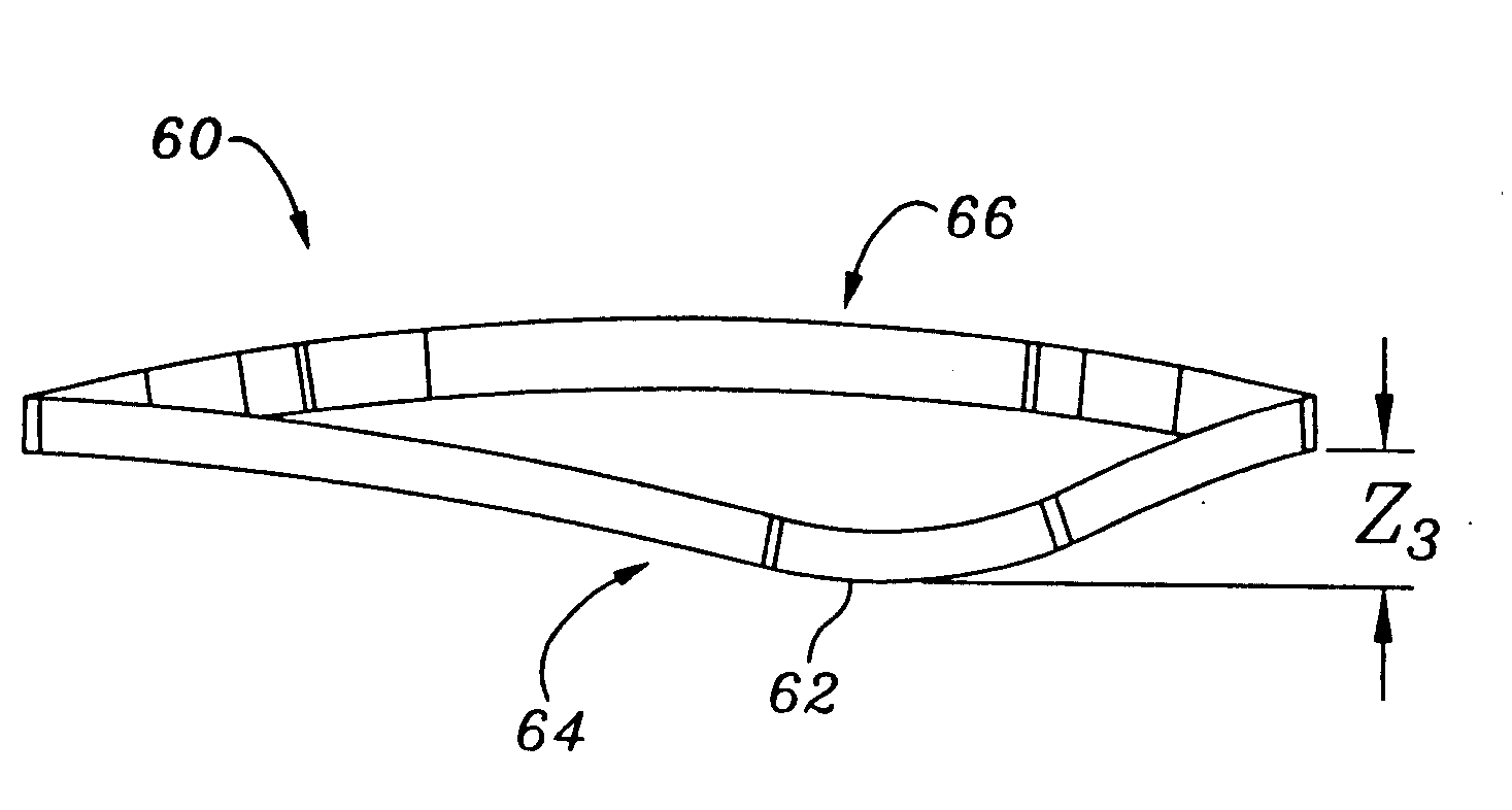 Mitral valve annuloplasty ring having a posterior bow