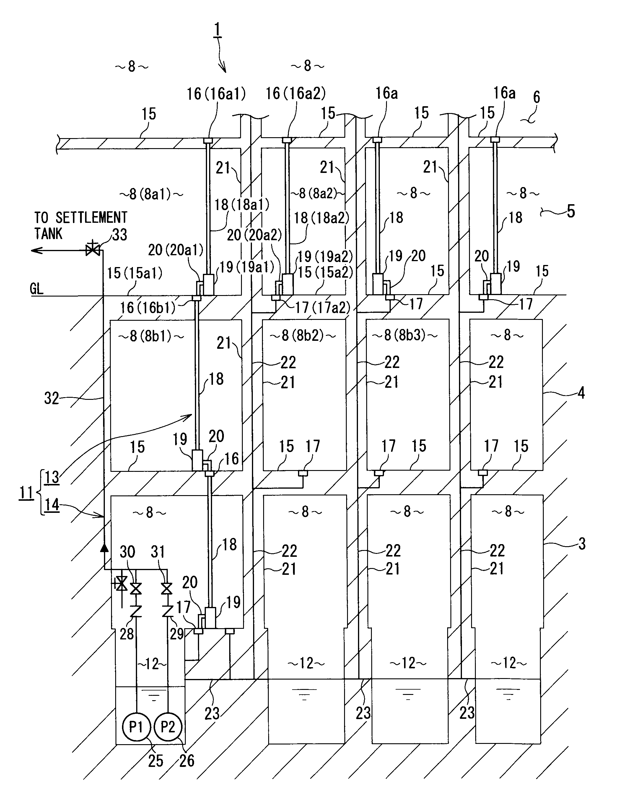 Floor slab penetration structure and floor slab penetration hole repair method