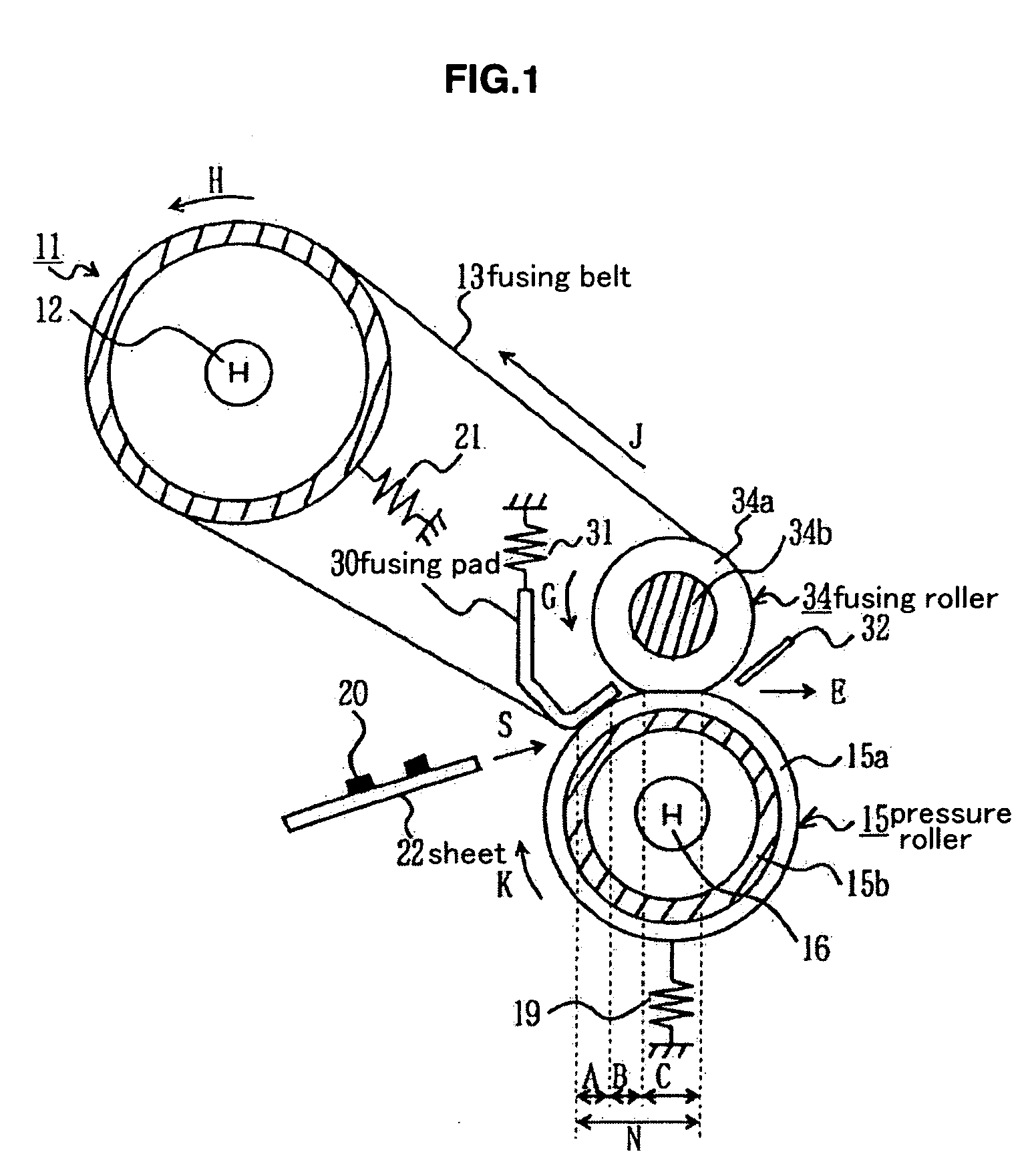 Fusing device