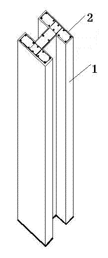 Prefabricated concrete irregular-shaped pile