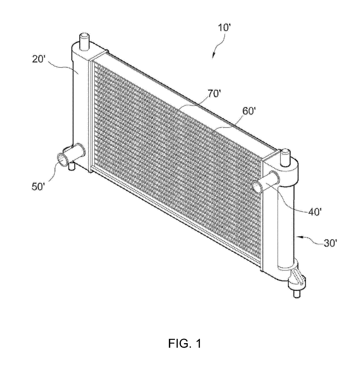 Integral heat exchanger