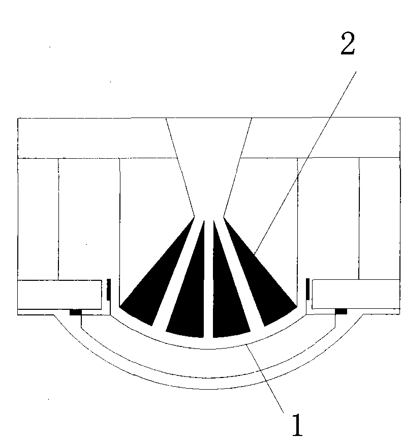 Novel linear medium-high frequency compressed drive