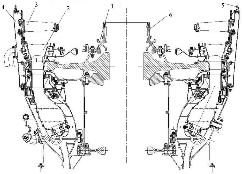 A high-pressure turbine rotor centering device for an aero-engine and its application method