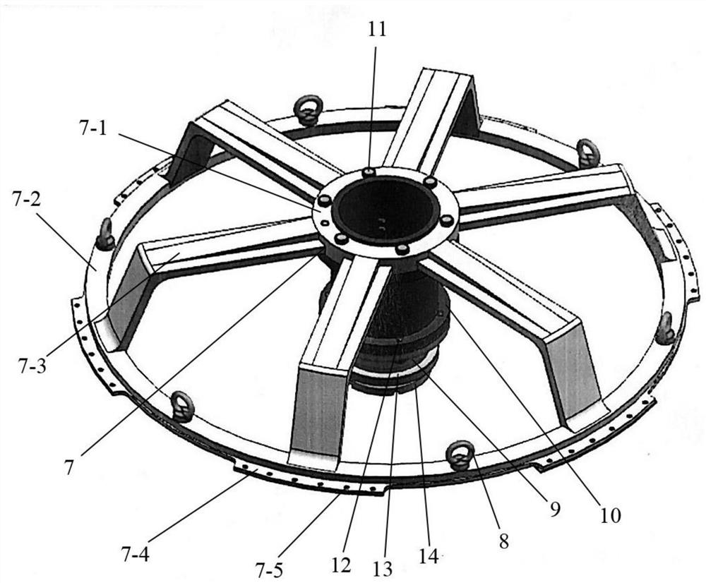 A high-pressure turbine rotor centering device for an aero-engine and its application method