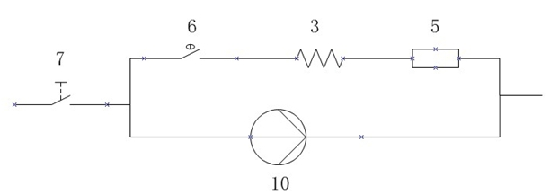 Local heating method and device for multi-span greenhouse