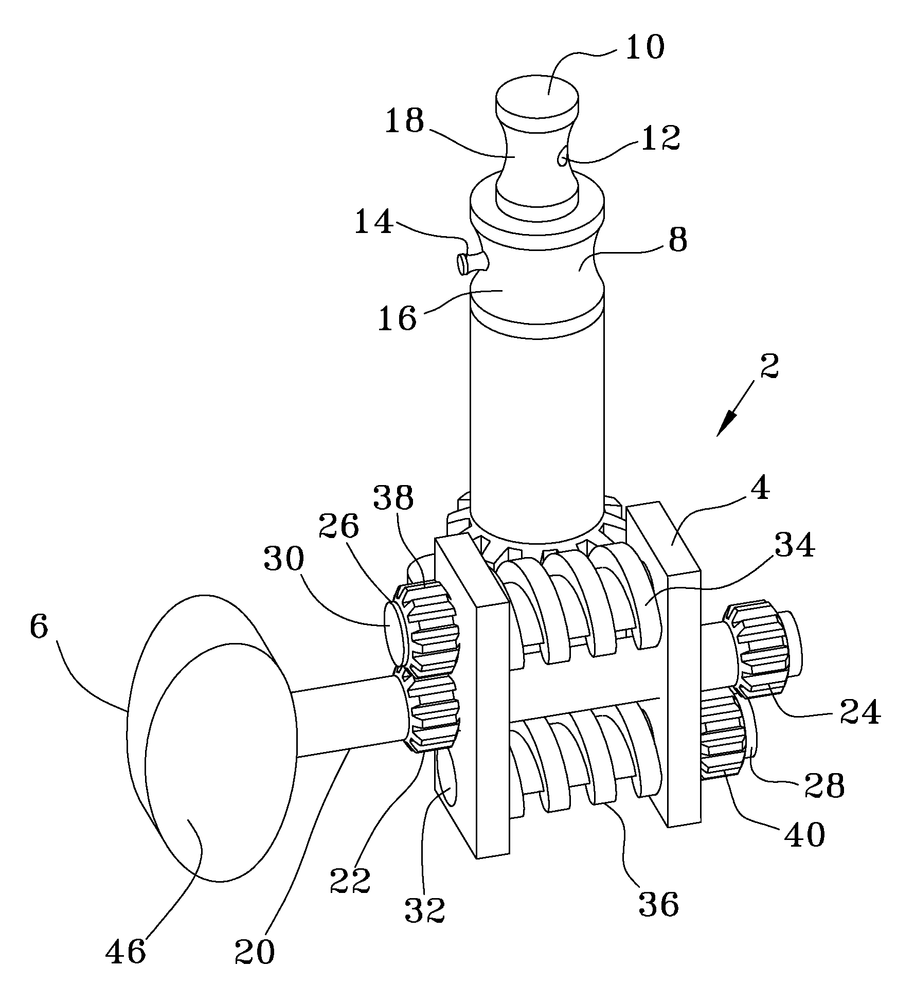 Multiple string tuning peg assembly