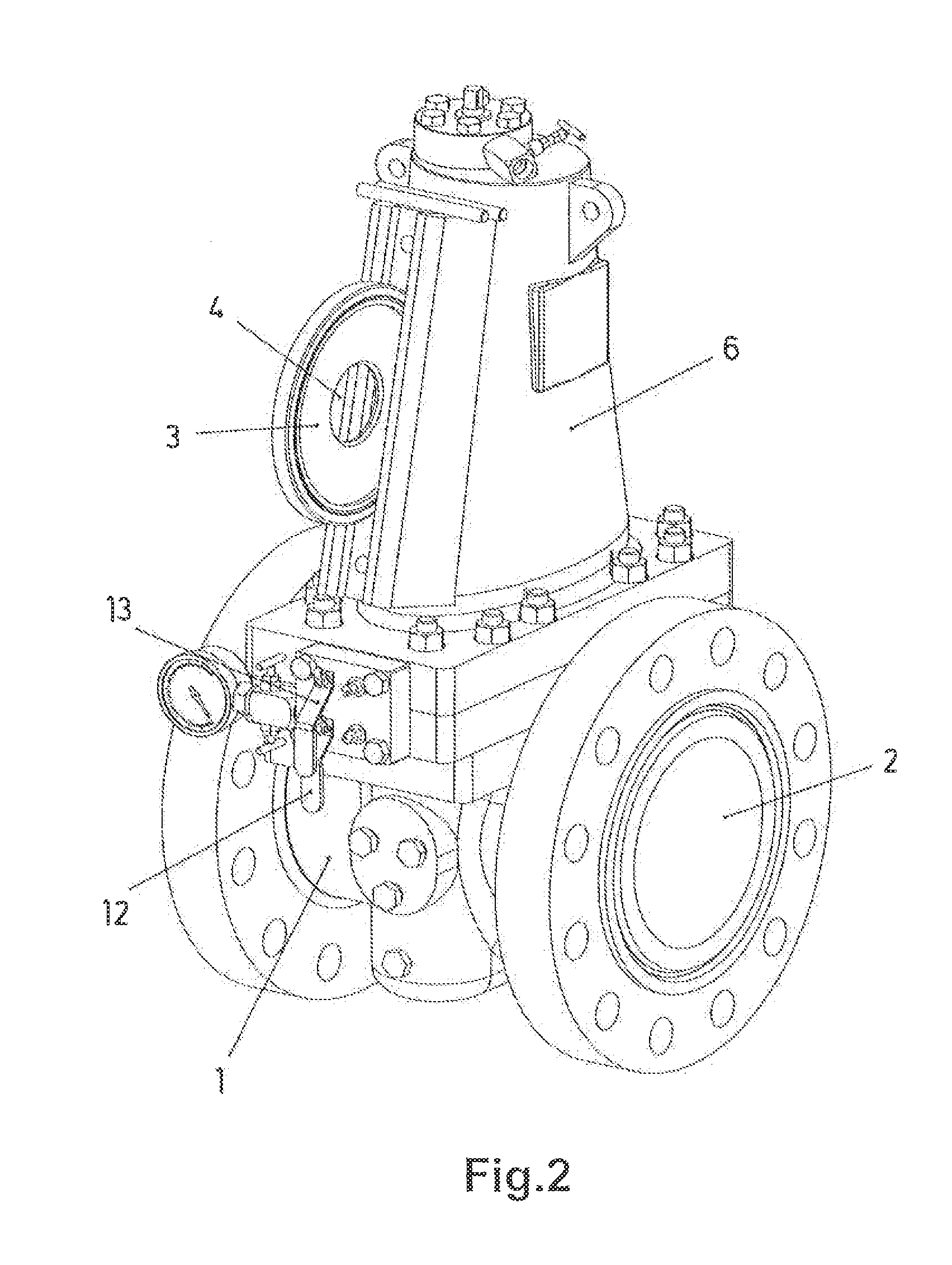 Double isolation for double chamber differential pressure meter