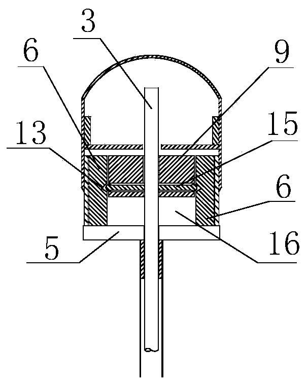 Recoverable center type anchor cable and application method thereof