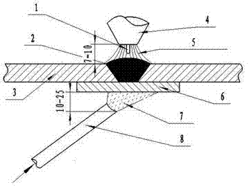 Welding method for manufacturing jet pump by using ultra-low carbon austenitic stainless steel