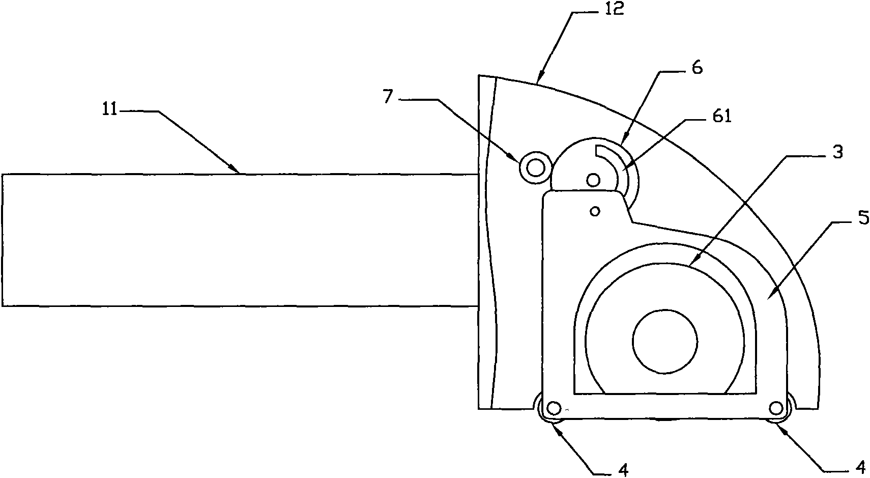 Scab grinding machine