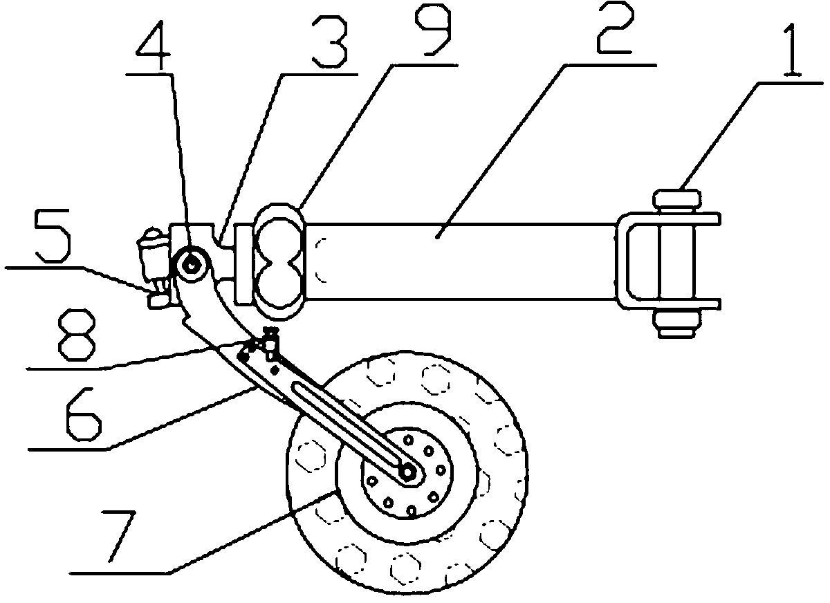 Automatic depth wheel of mounted turnover plow