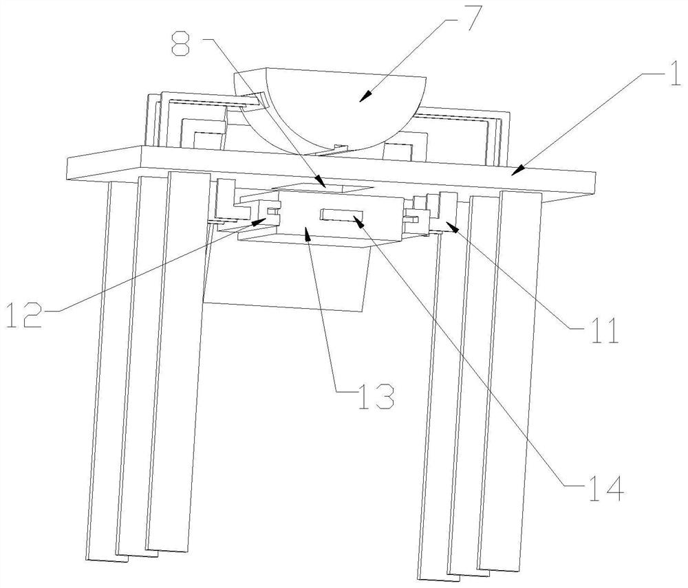 Ore crushing and screening device