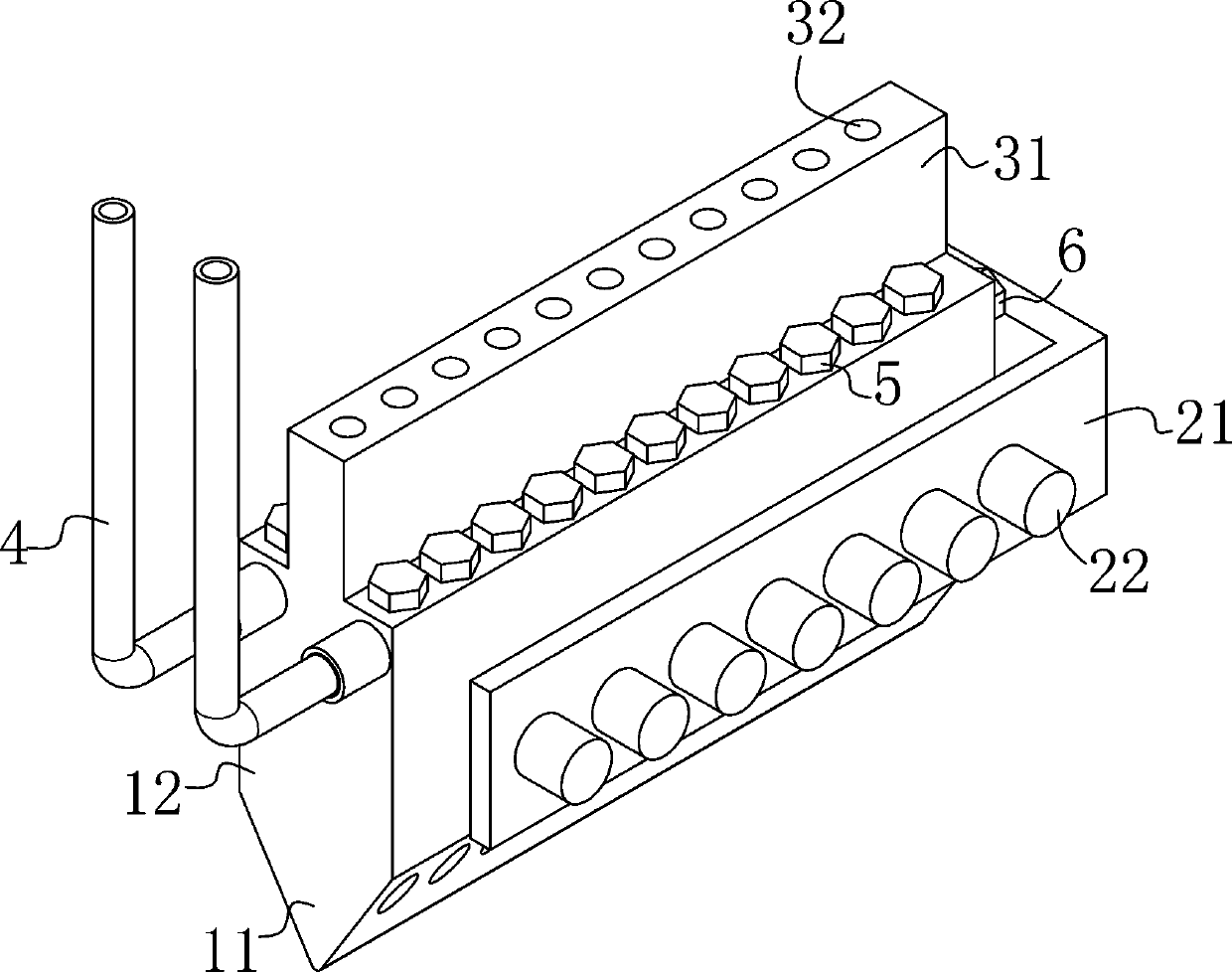 A fpc holding pressure head